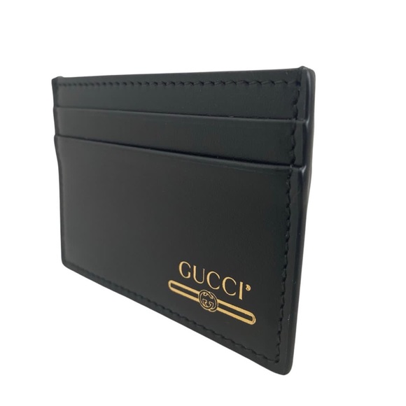 Leather graphic print card holder Gucci - Picture 6 of 9